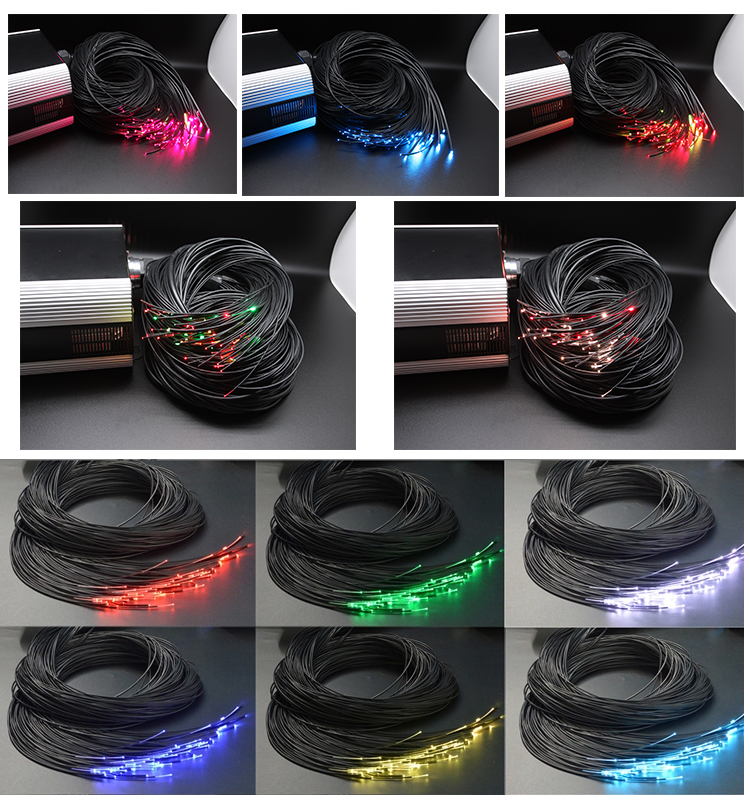 Single Strand End Glow PMMA Optic Fiber Spool